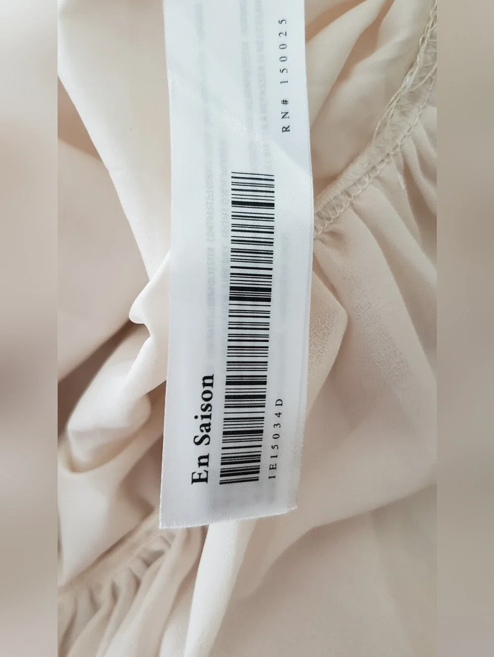 En Saison Ivory Sequin Slip Dress